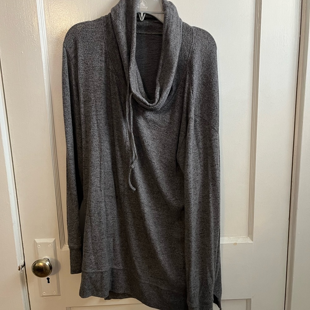 High neck long sleeve